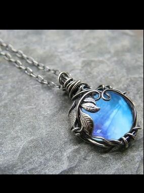 Moonstone Pendant Necklace - Women Jewelry